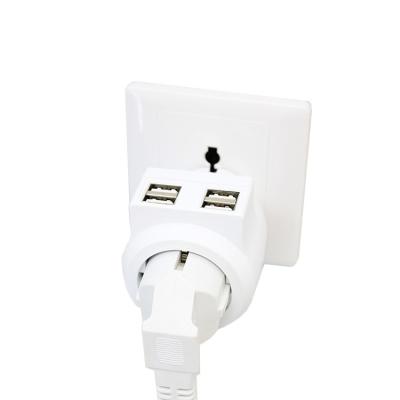 China Commercial Universal Plug Adapter Socket Power Portable Wall Socket With USB for sale