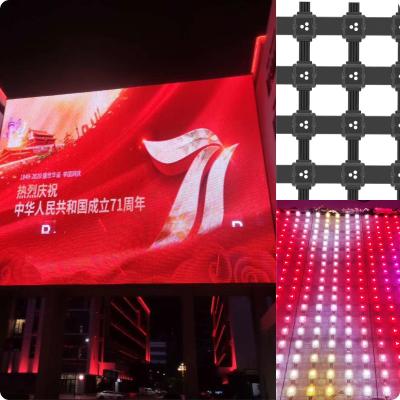 China H2020-3Leds RGB LED-pixelmatrix opvouwbaar voor media gevelverlichting Te koop