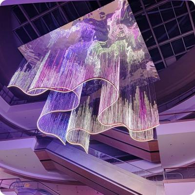 中国 ダイヤモンドクリスタル 3D ピクセルライト LED フルカラー 防水 販売のため