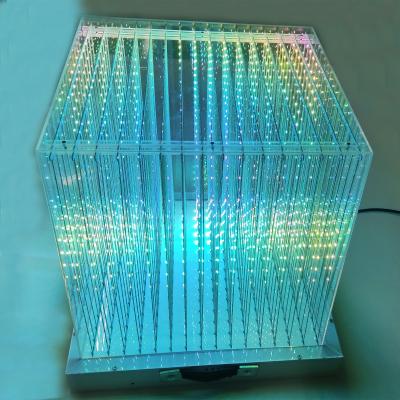 China 3D Light Cube GLF4096 for Shopping Mall Window Display 3D exhibition box for sale