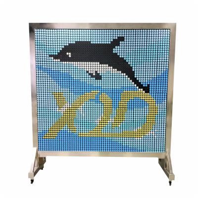 China Indoor Digital Flip Dot Module Flip Dot Board 15mm 8X8 Dots for sale