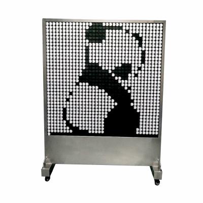 China Matrix Control Chip DMX Flip Dot Display 8x8 Indoor Bicolor voor een gigantisch chip podium Te koop