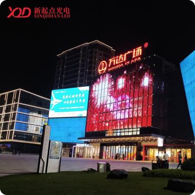 China Outdoor Full Color P55 LED Mesh Screen with Ultra Long Power Supply and Dual Light zu verkaufen