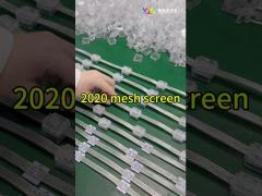 High Definition DMX512 SPI LED Injection Grid Screen High Waterproof For Facade