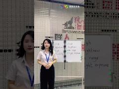 control RGB color waterproof ip68 building led curtain outdoor Led Pixel light