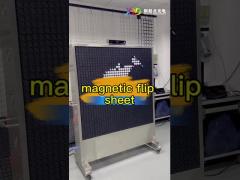 Magnetic Flip Dot Screen for Station Exhibition Hall Creative Ad Flip Wall