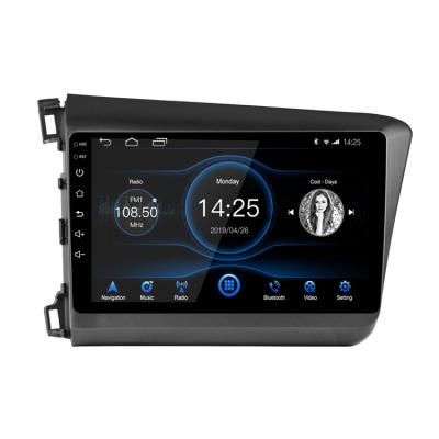 China 10.1 Car Radio GPS Android Stereo 9 Inch Capacitive Touch Screen FM DSP Audio System For Honda Civic 2012 -2015 for sale