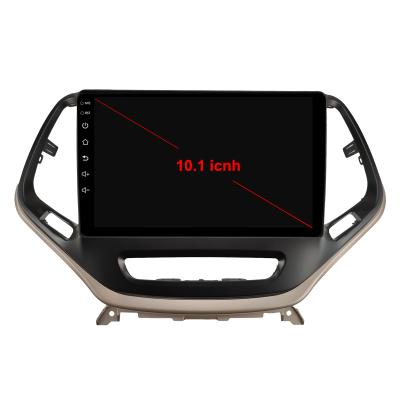 China 10 Inch Capacitive Touch Screen Car Radio GPS For Jeep Cherokee Android 10.1 Car Radio Stereo 2015-2019 for sale