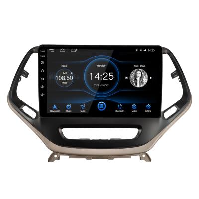 China Ezonetronics Android stereo10 car radio 10.1 inch touch screen DVD player with GPS navigation for Jeep Cherokee 2015-2019 10 Inch/2.5D touch screen for sale