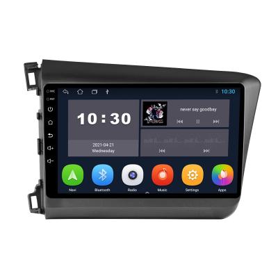 China GPS Android 10.1 Quad Core Car DVD Player For Honda Civic 2012 -2015 10.1 inch Car Radio Stereo TFT Touch Screens for sale