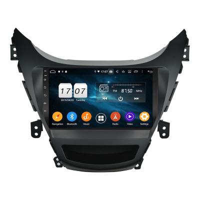 China Android 9 GPS DVD Player Support FM/USB Car Stereo Radio For 2011-2014 Hyundai Elantra GPS Android 11 Navigation System for sale