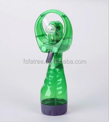 China Plastic Mini Power Air Cooling Personal Water Bottle Mist Fan for sale