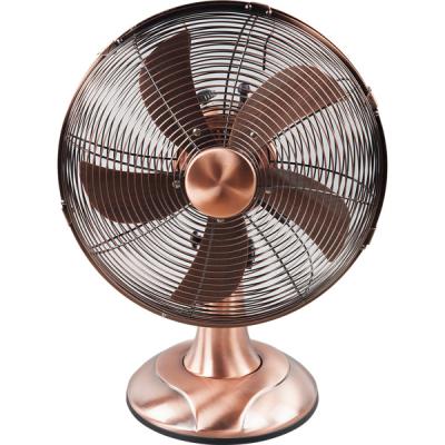 China Hot Desktop Metal Fabrication Product 3 Speed ​​Control Copper Metal Fan for sale