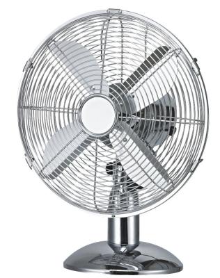 China High Pressure Metal Home Appliances Strong Power 12 Inch Metal Table Fan /desk Fan for sale