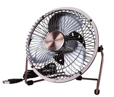 China Levante Black Adjustable Metal Mini Desk Fan With USB Connector for sale