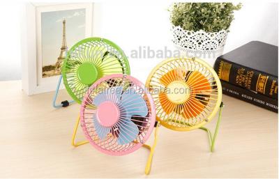 China Metal USB Mini Fan DC 5V 4inch/6inch Fan For Summer Portable USB Mini Fan UL for sale