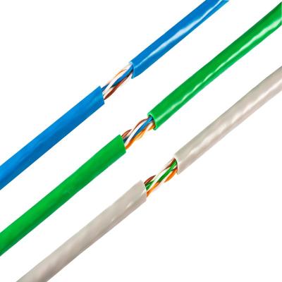 China Customizable Lan CAT 6 CCA y UTP cable CAT6 305m from Cabo CAT6 price manufacturing telecommunication high quality outdoor indoor Internet cable for sale