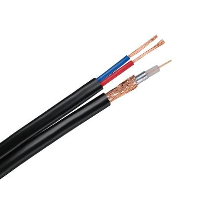 China CCS/Because power high quality coaxial cable rg59 2c ohm siamese 75 ohm cable for cctv camera for sale