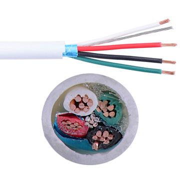 China TC/Because/OFC/CCAG/CCC/CCA/CCS 2/4/6/8 Cores 18AWG Solid Copper Alarm Cable for sale