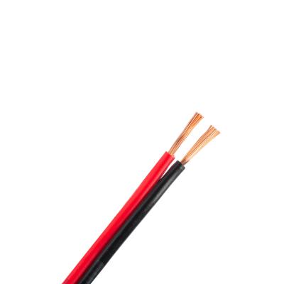 China High Speed ​​Transparent Speaker Flat And Audio Round 2 Core Speaker Cable for sale