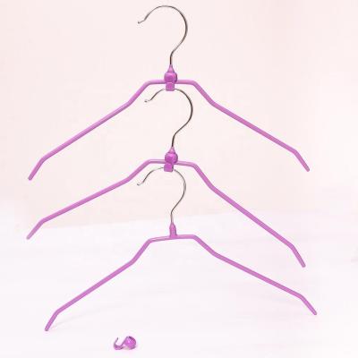 China SHOW 2020 New Popular Lady Heavy Duty Vinyl Coated Metal Hanger Rotate 360 ​​Degree Space Saving Hangers for sale