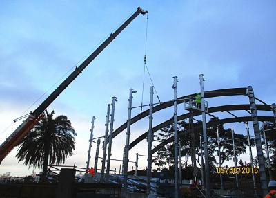 Cina Trave di acciaio curva grado di Sydney Theatre Architectural Structural Steel Q355B in vendita