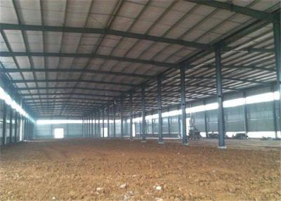 China Modern Steel Structure Construction Steel Frame Warehouse With Sandwich Panel for sale