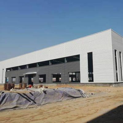 China Weld H Beam Structural Portal Prefabricated Steel Structure Logistics Warehouse for sale