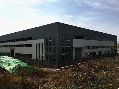 China Portal Frame Prefabricated Steel Structure Warehouse Long Span Light Weight for sale