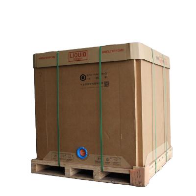 China Storage Lard Oil Packaging 1000L Paper IBC Packaging Tank for sale