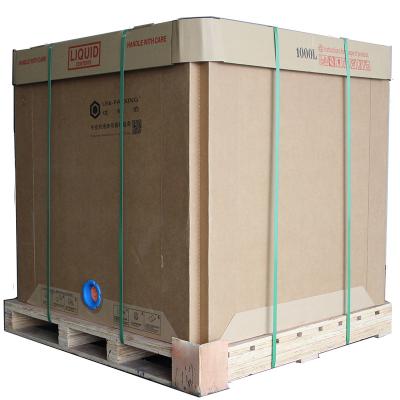 China Food Grade 1000L Liquid Packaging IBC Tank 1 Ton Container for sale