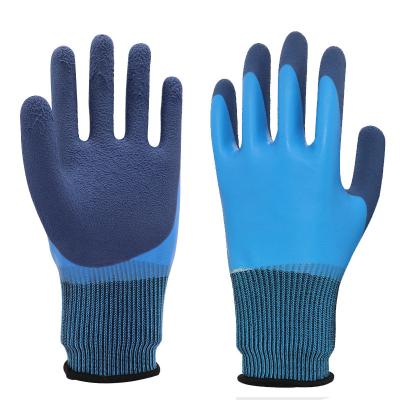 China Factory wholesale non-slip latex gloves double layer diving to scuba dive gloves safety waterproof wear-resistant non-slip gloves for sale