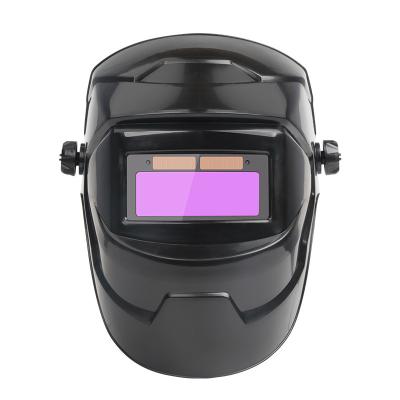 China Adjustable Range Electric Solar Powered Auto Darkening Welding Helmet Yes High Quality for sale