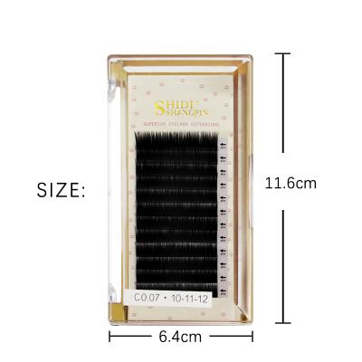 China Real Natural Mink Eye Lashes Private Label Eyelash Extension Colorful Strip Packaging Box Eyelash Extensions for sale