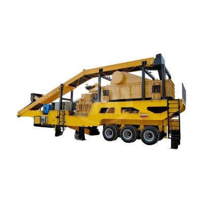 China India Portable Concrete Mobile Jaw Crusher For Sale zu verkaufen