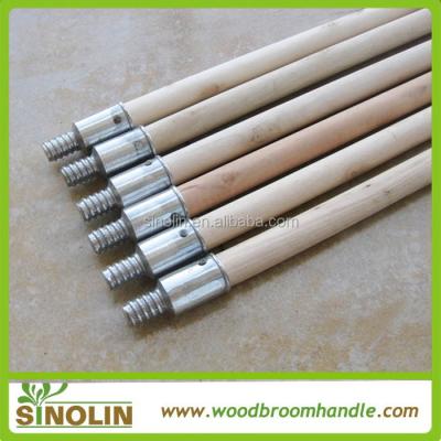 China SINOLIN Home Broom Wooden Handle, Card Stick With Metal Tip for sale