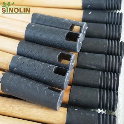 China SINOLIN home varnished wooden broom handle, thick wooden broom stick for sale