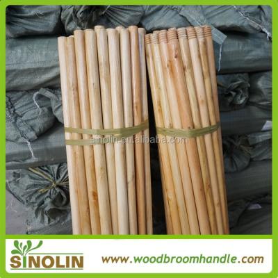 China Factory Home Wholesale Varnished Wooden Broom Handle / Stick for sale