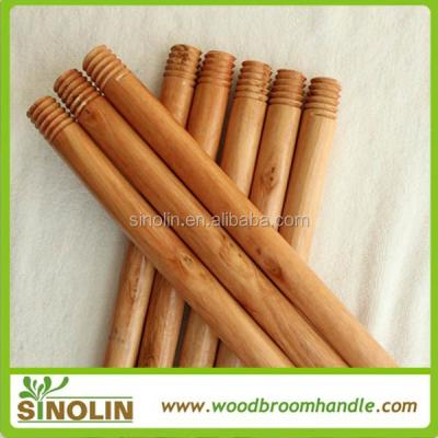 China Home Italian Wire Varnished Broom Handle Broom Stick Wood for sale