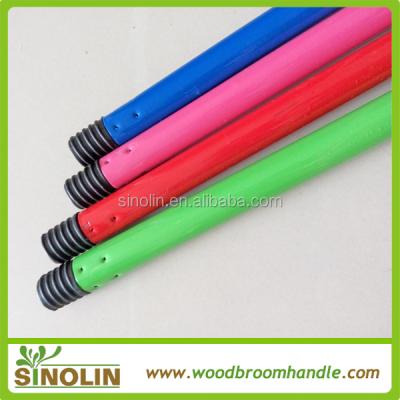 China SINOLIN cheap home iron broom handle, metal broom stick, telescopic handle for sale