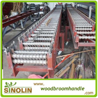 China Home Broom Stick Straighten Machine , Wooden Broom Stick Making Straighten Machine for sale