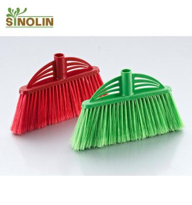 China Home Plastic Soft Sweep Easy Broom With Sticker Indoor Cleaning Broom for sale