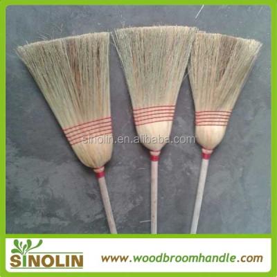 China Home Use Natural Sorghum Straw Corn Broom for sale