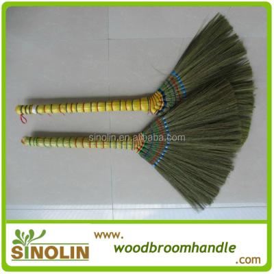 China Home natural straw tiger grass broom made in china for sale