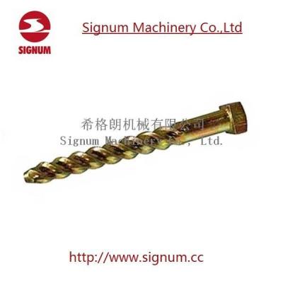 China Zinc Plated Railway Screw Spike Professional Fasteners Supplier for sale