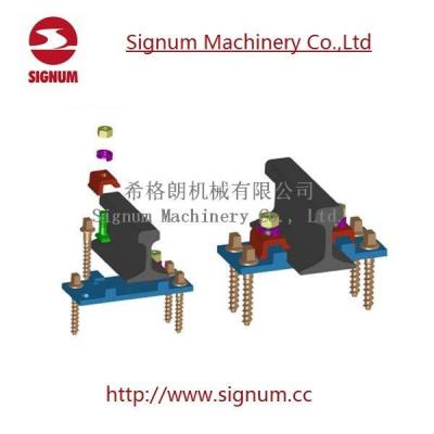 China Casting Iron Rail Tie Plate for Railway Fastening System for sale