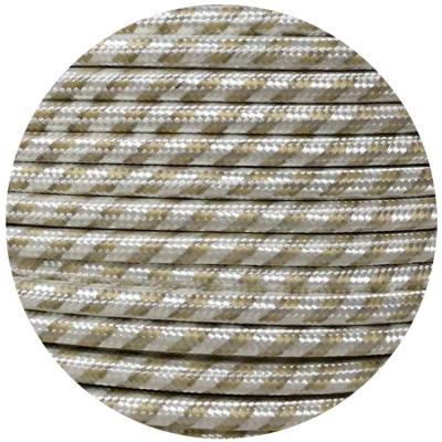 China High Quality European 2C 0.75mm2 Fabric Cloth Wrap Vintage Braid Electrical Wire for sale