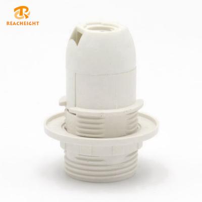 China Plastic Screw CE E14 Black Or Lamp Socket White Socket for sale