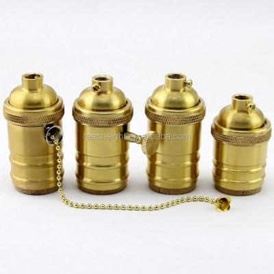 China Brass E26 Screw Lamp Holder Socket for sale