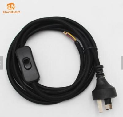 China Home Appliance AU NZ 2 Pin Plug Power Lamp Cord Set With Switch for sale